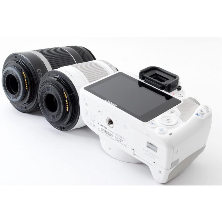 EOS キヤノン デジタル一眼 CANON Kiss X7 ホワイト ダブルズーム 中古