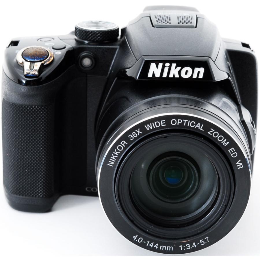 COOLPIX P ニコン コンデジ Nikon P500 ブラック 中古 新品SDカード