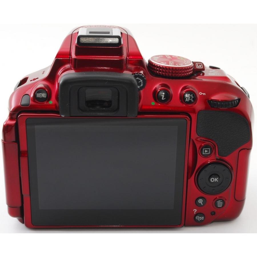 D5000 ニコン デジタル一眼 Nikon D5300 レッド レンズキット 中古 Wi