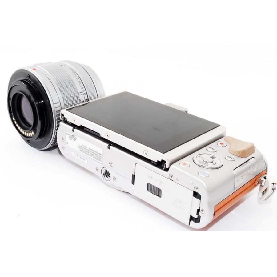 OLYMPUS PEN オリンパス ミラーレス E-PL8 レンズキット ブラウン 中古