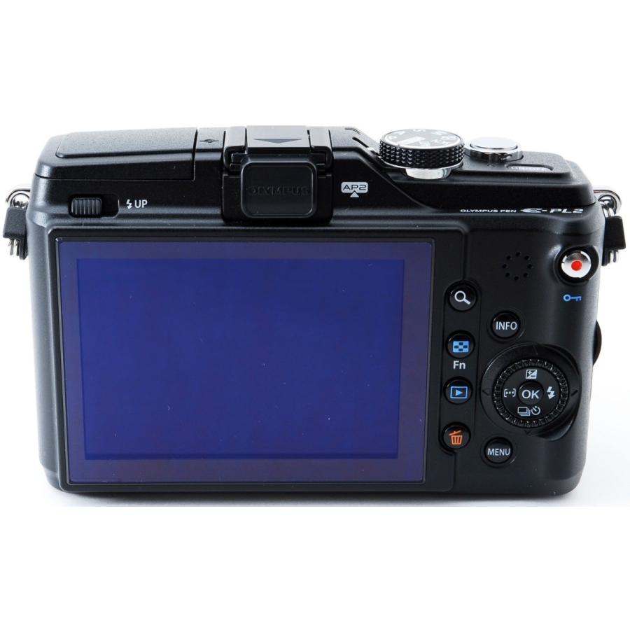 OLYMPUS PEN オリンパス ミラーレス Lite E-PL2 ブラック レンズキット