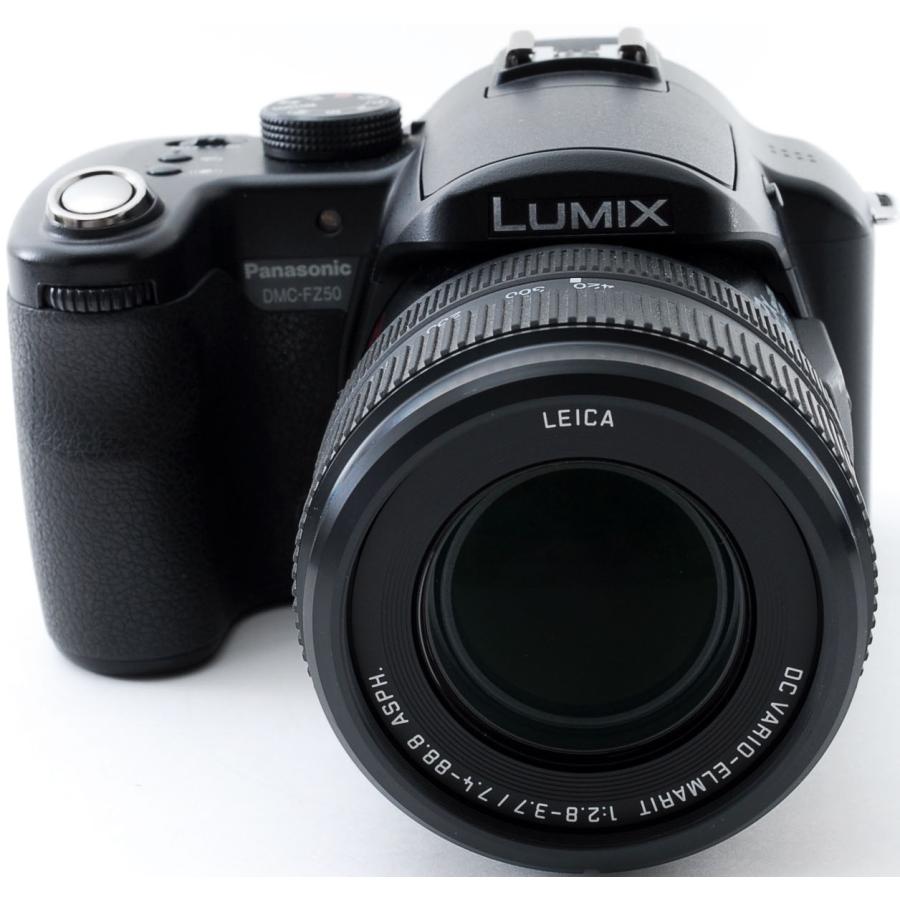LUMIX パナソニック コンデジ Panasonic DMC-FZ50 ブラック 中古 新品