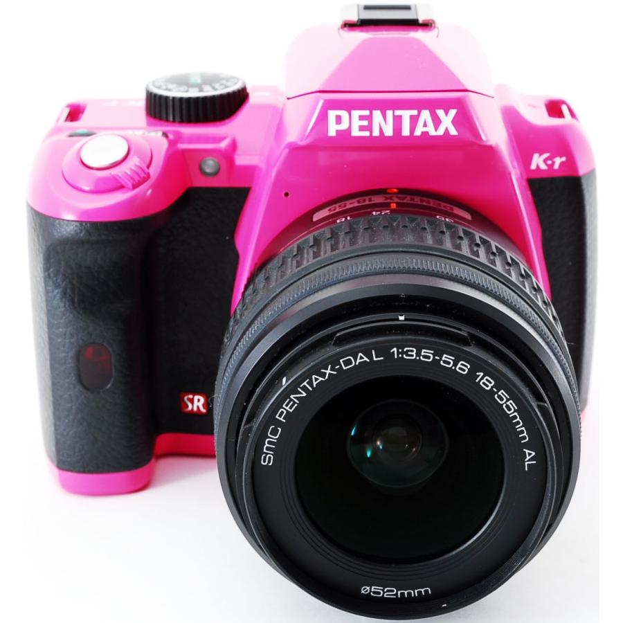 ペンタックス デジタル一眼 PENTAX K-R レンズキット ピンク×ブラック