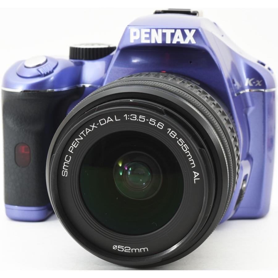 ペンタックス デジタル一眼 PENTAX K-X レンズキット パープル