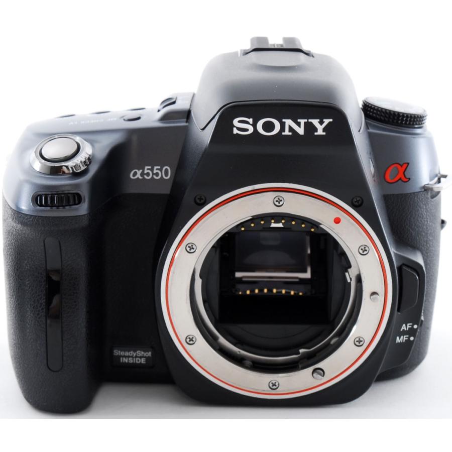 SONY（ソニー） デジタル一眼 α550 レンズキット 中古 新品SDカード
