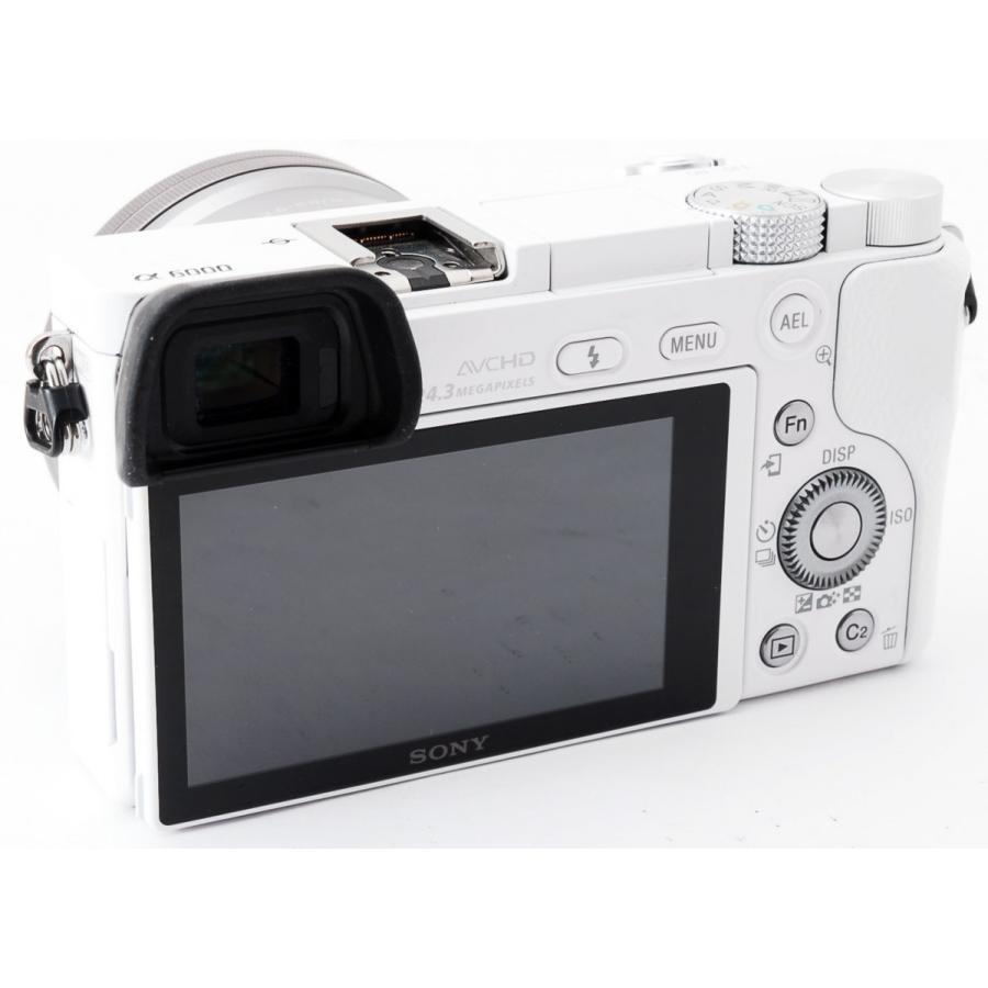 SONY（ソニー） ミラーレス α6000 レンズキット ホワイト 中古 Wi-Fi