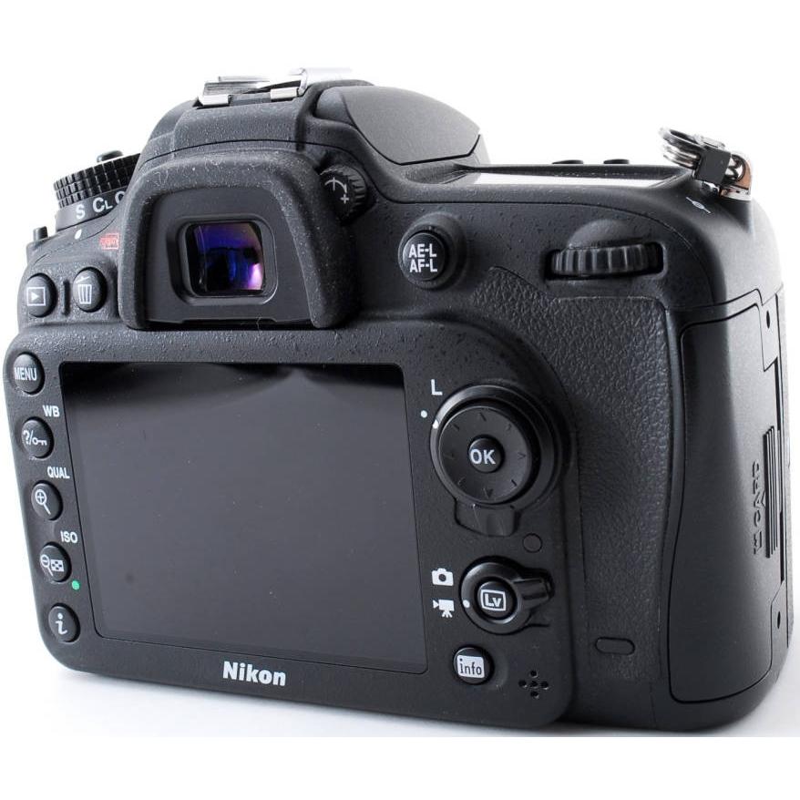 D7000 ニコン デジタル一眼 Nikon D7200 ボディ 中古 Wi-Fi搭載 新品SD