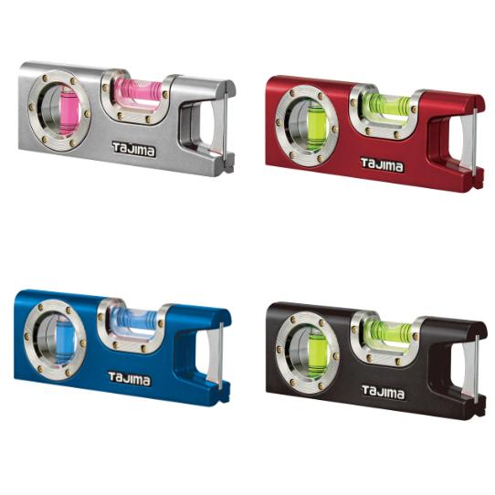 Tajima（タジマ） モバイルレベル120 シルバー ブルー レッド ブラック