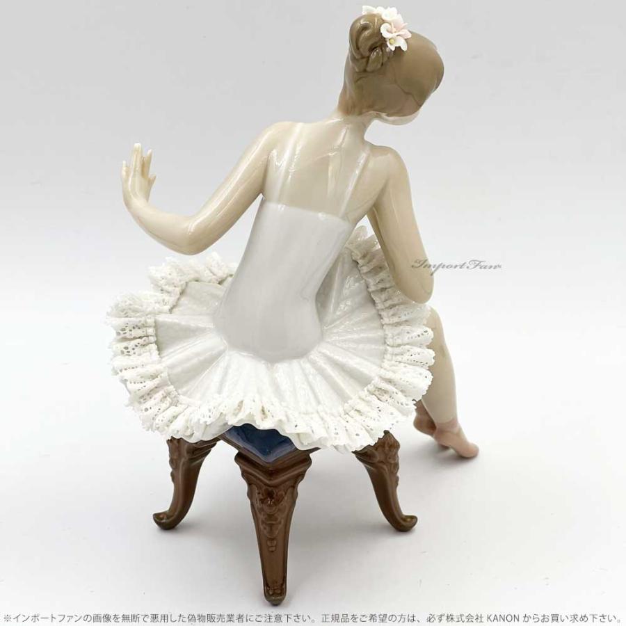 LLADRO（リヤドロ） 出番前のおさらい バレリーナ 少女 置物 01005496