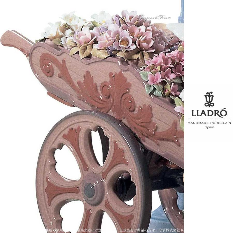 LLADRO（リヤドロ） 花の街角 女性 鳩 ハト 置物 01006809 LLADRO