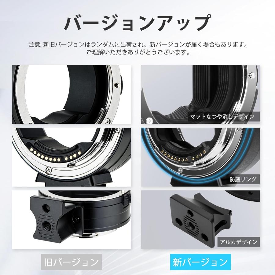 改良バージョン】JJC EF-EOSR レンズマウントアダプター Canon EF/EF-S