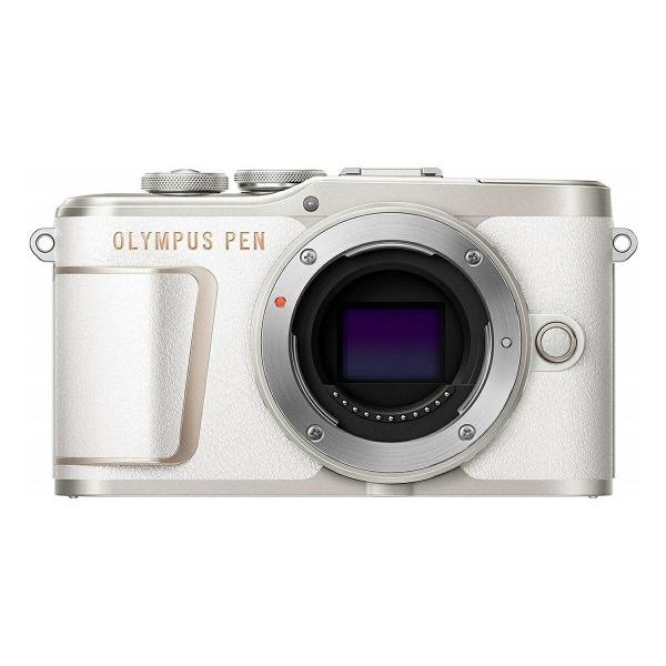 OLYMPUS PEN オリンパス E-PL10 ボディ ホワイト + 望遠ズームレンズ