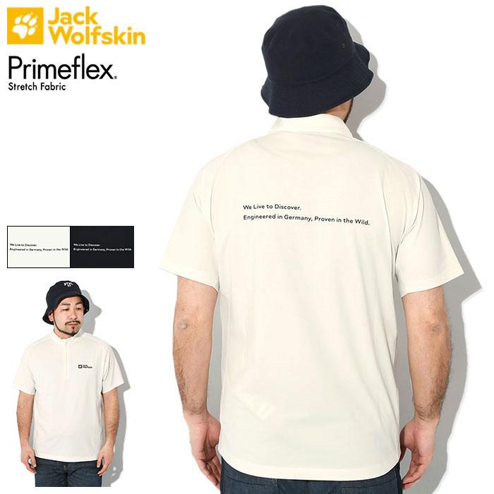 Jack Wolfskin（ジャックウルフスキン） ポロシャツ 半袖 メンズ サン