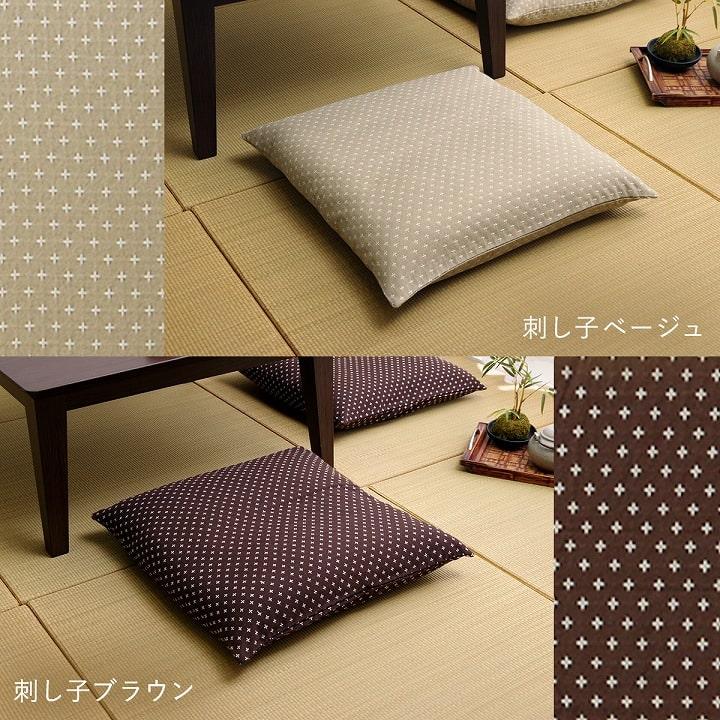 イケヒコ 座布団カバー 55 59 銘仙判 約55×59cm 和柄 クッション