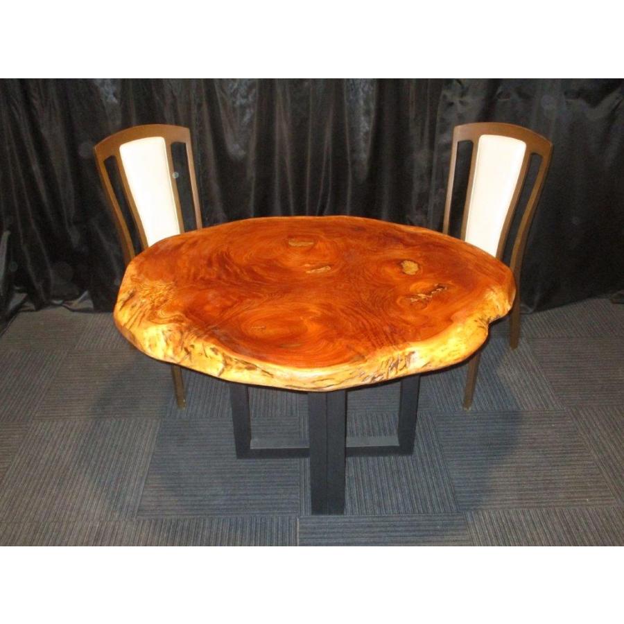 647 □ 欅 ケヤキ 丸テーブル 輪切り 豪華 一枚板 テーブル ダイニング