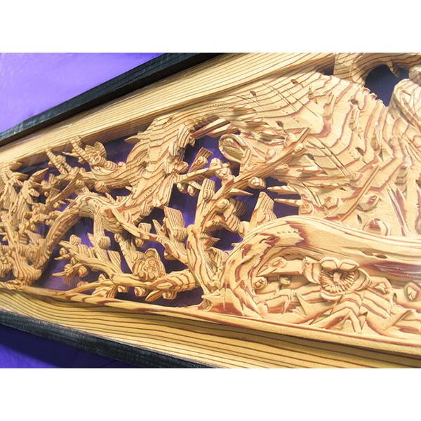 K 書院組付彫刻 欄間 松竹梅 一間×2枚組 : いつもnet ヤフー