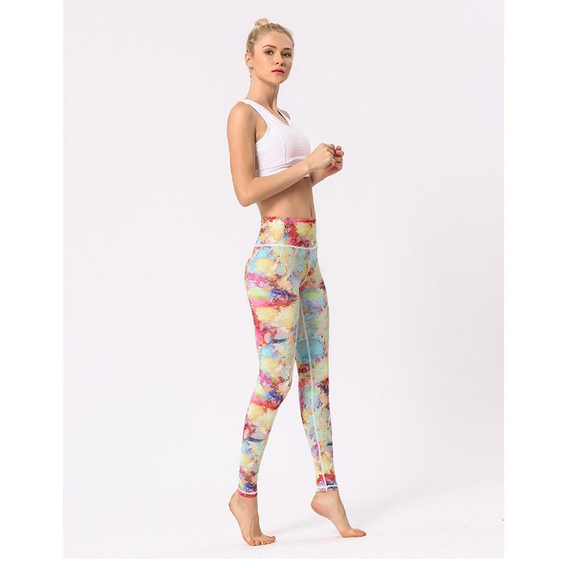 ヨガ パンツ レギンス 花柄 美脚 yoga ジム ヨガウェア スパッツ