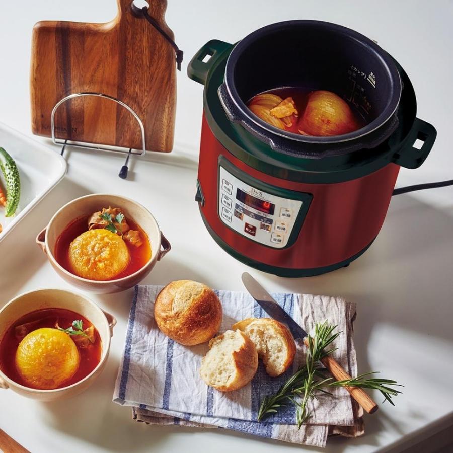 D&S 家庭用マイコン 電気 圧力鍋 2.5L STL-EC30 レシピ 3l : 彩り空間