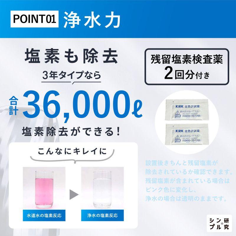 Dream Bank（ドリームバンク） 浄水器 3年間交換不要【逆流洗浄機能