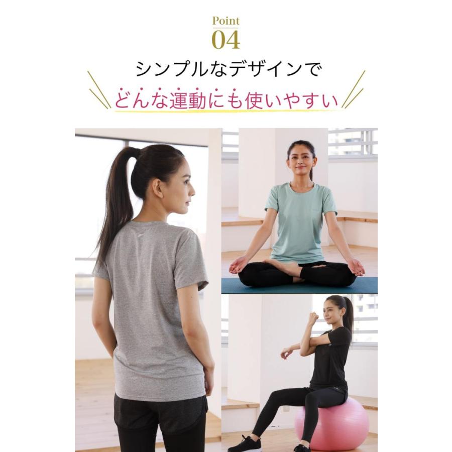 ヨガウェア レディース 上下セット 吸水速乾 スポーツウェア 半袖 T