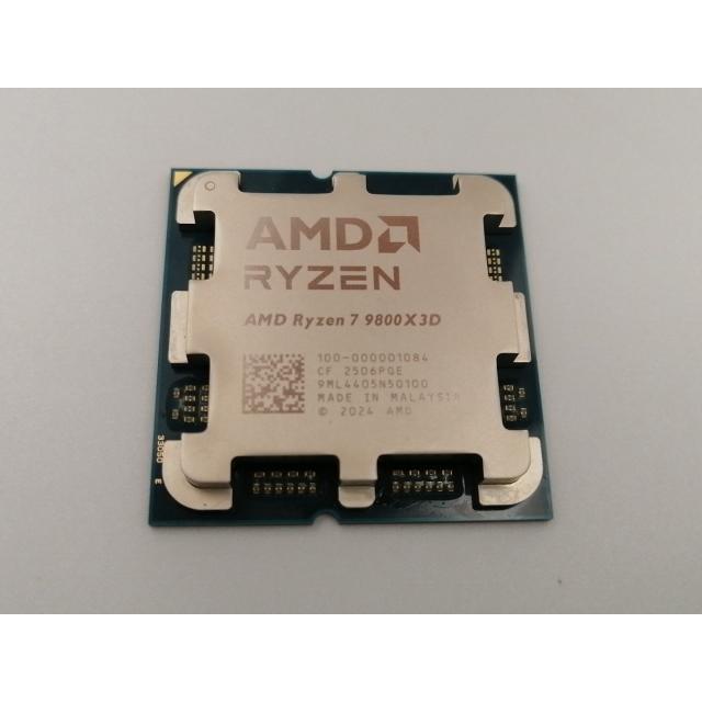 中古】AMD Ryzen 7 9800X3D (4.7GHz/TC:5.2GHz) BOX AM5/8C/16T/L3
