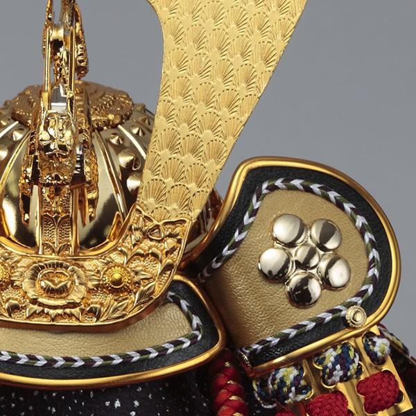 五月人形 兜飾り コンパクト 兜 ガラスケース飾り kabuto 富岳 165-712