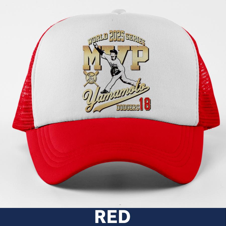 山本由伸 グッズ キャップ 帽子 ドジャース 2025年 ワールドシリーズ