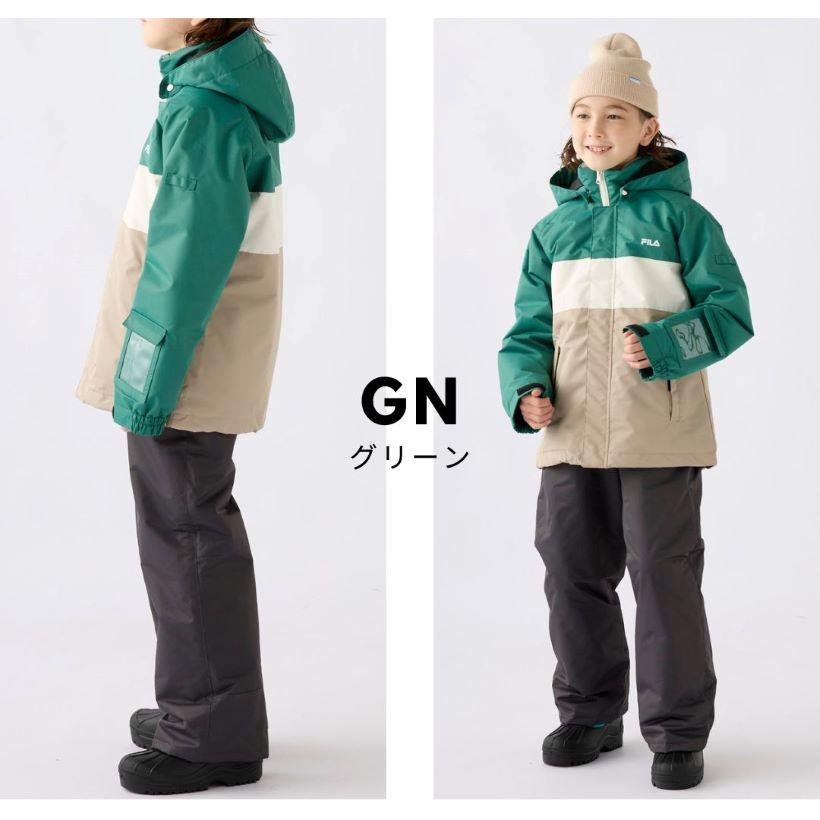 FILA（フィラ） キッズ スノーウェア上下セット ユニセックス スノボ