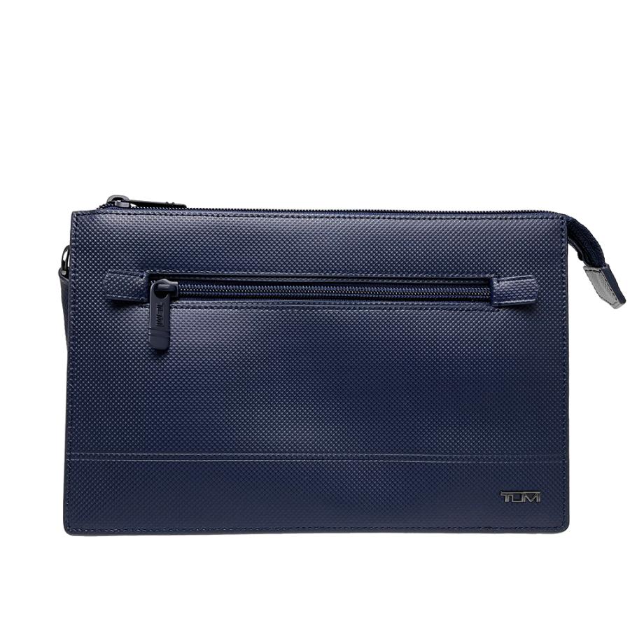 TUMI（トゥミ） クラッチバッグ セカンドバッグ ポーチ 本革 エンボス