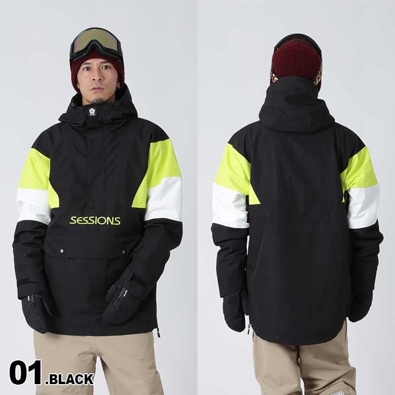 セッションズ スノーウェア ジャケット メンズ ベンチレーション付き