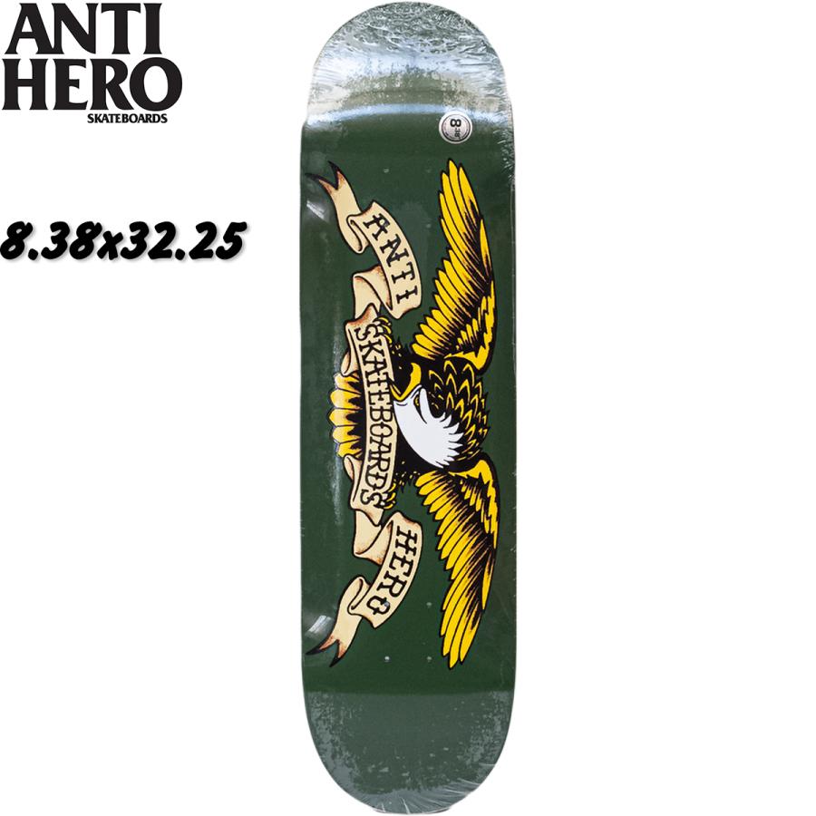 ANTIHERO（アンタイヒーロー） 8.38インチ スケボー デッキ