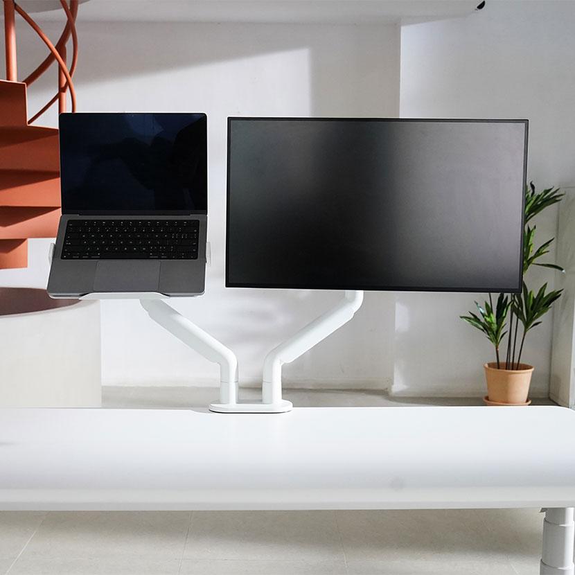 COFO オプション COFOノートPCホルダーマウント モニターアーム用 伸縮