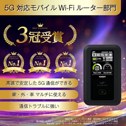 富士ソフト(Fujisoft) 5G対応Wi-Fiモバイルルーター *F FS050W