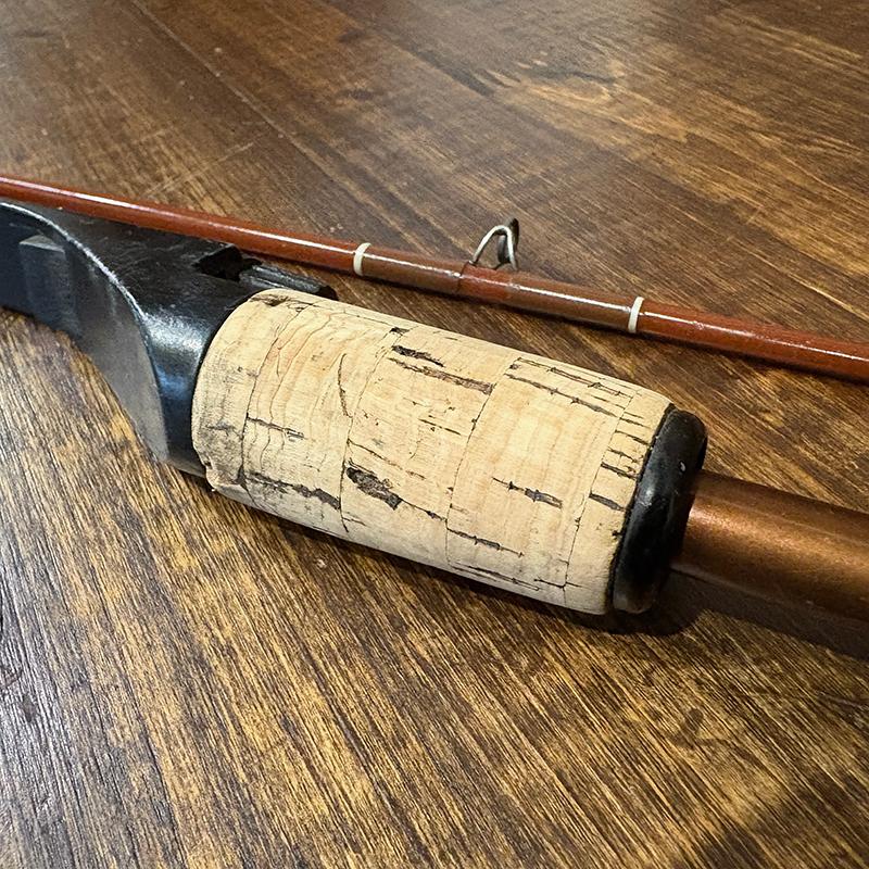 Fenwick FC38 Glass Bait Casting Rod Original Alloy Cork Grip K