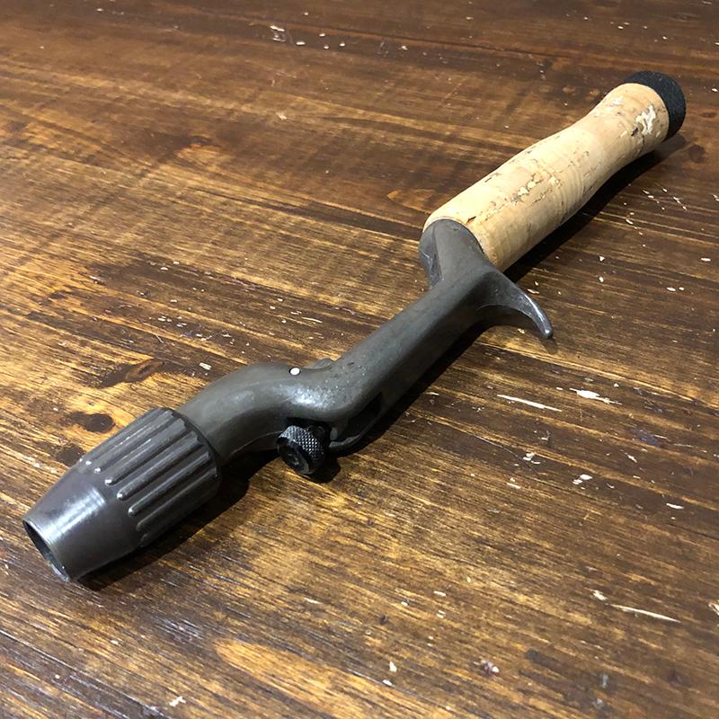 Featherweight Champion Grip Cork Handle Logo Rubber End Rod