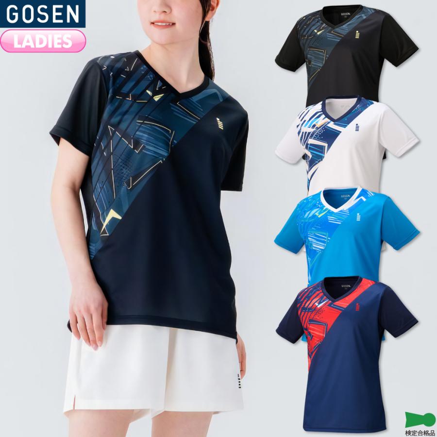 GOSEN（ゴーセン） ゲームシャツ バドミントンウェア T2561 レディース