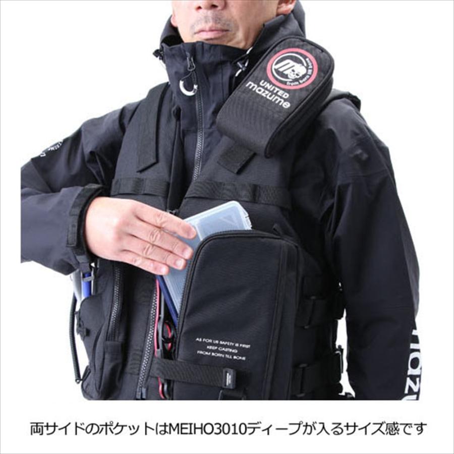 MAZUME(マズメ) MZX コアライフジャケット ブラック フリー MZXLJ-087