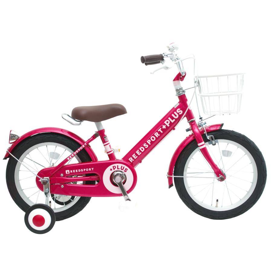 REEDSPORT スタンドアシストバープレゼント子供自転車16インチ レッド
