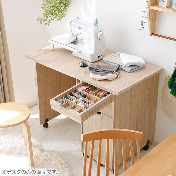 LOWYA（ロウヤ） ミシン台 折りたたみ 作業台 裁縫 コンパクト