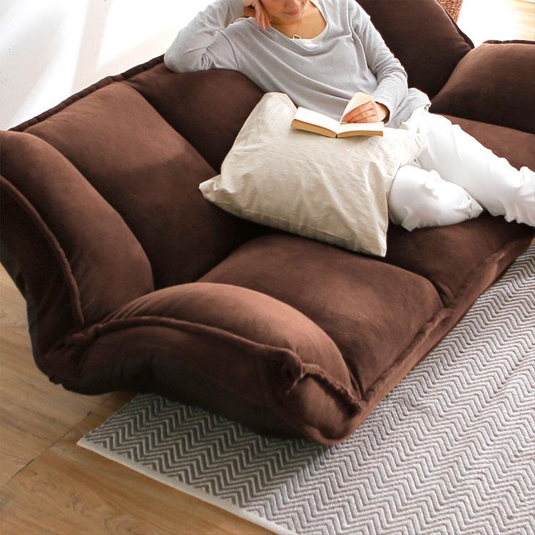 LOWYA（ロウヤ） ソファ ソファー 3人掛け おしゃれ リクライニング