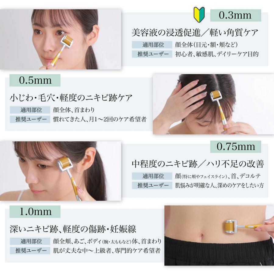医療機器】ダーママイクロニードルローラー Yeamon Derma nova