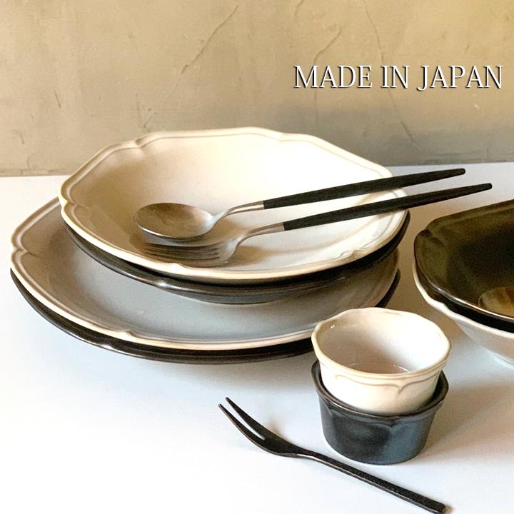 ティーク スープボウル 21cm 全2色 プレート 深皿 ボウル 楕円鉢