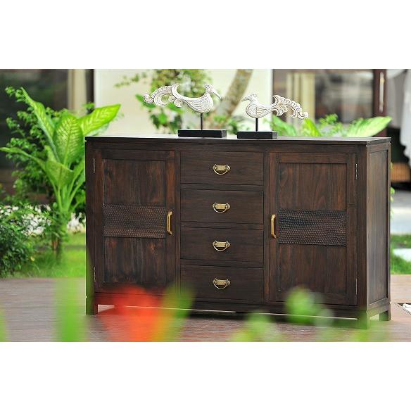 アジアン キャビネット アジアン家具 チェスト サイドボード 脚付