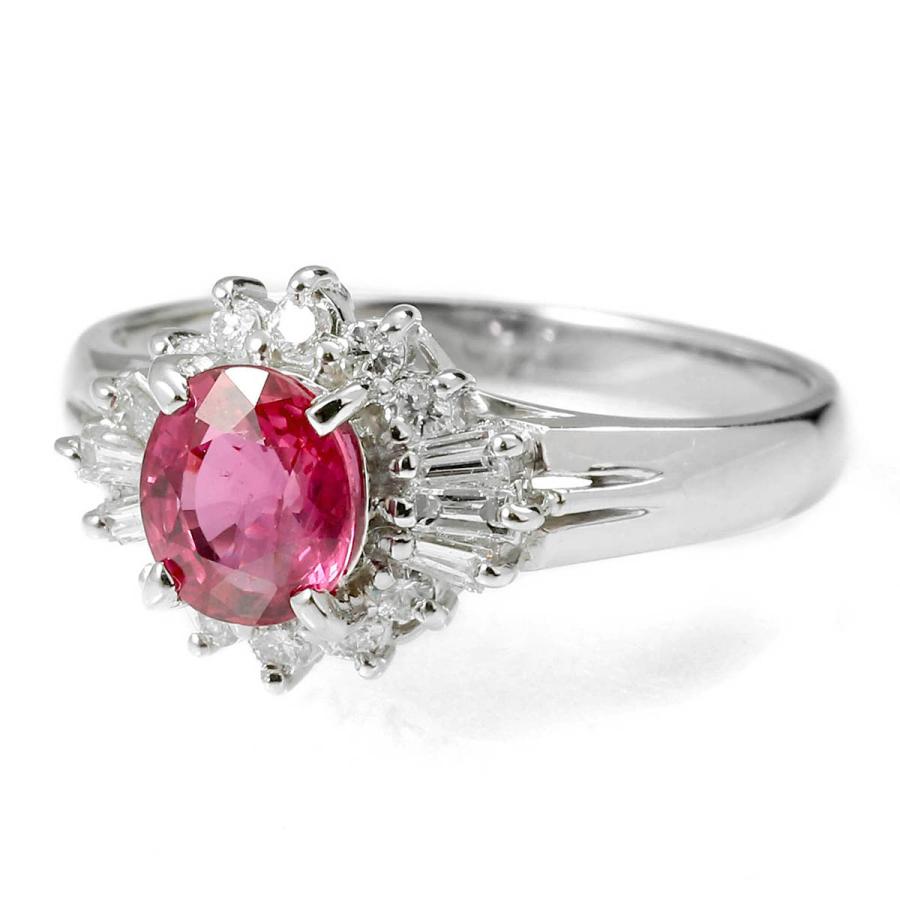 ジュエリーマキ リング 指輪 ルビー 0.91ct ダイヤモンド 0.25ct