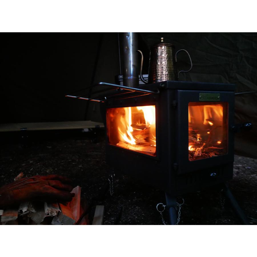 FUTURE FOX 薪ストーブ 鉄製 暖炉 キャンプ ソロキャンプ アウトドア