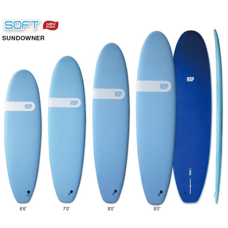 NSP NSP SOFT Surfboard - SUNDOWNER Longboard 9'0” ソフト