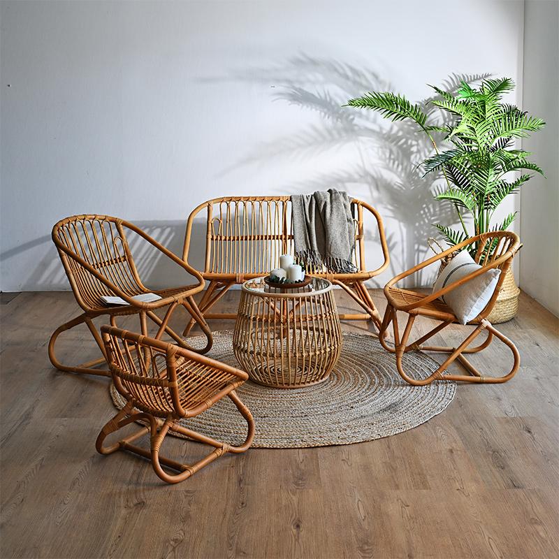 ラタンチェア 2人掛け ラタンソファ 110cm幅 二人用 C1552MX 爆買