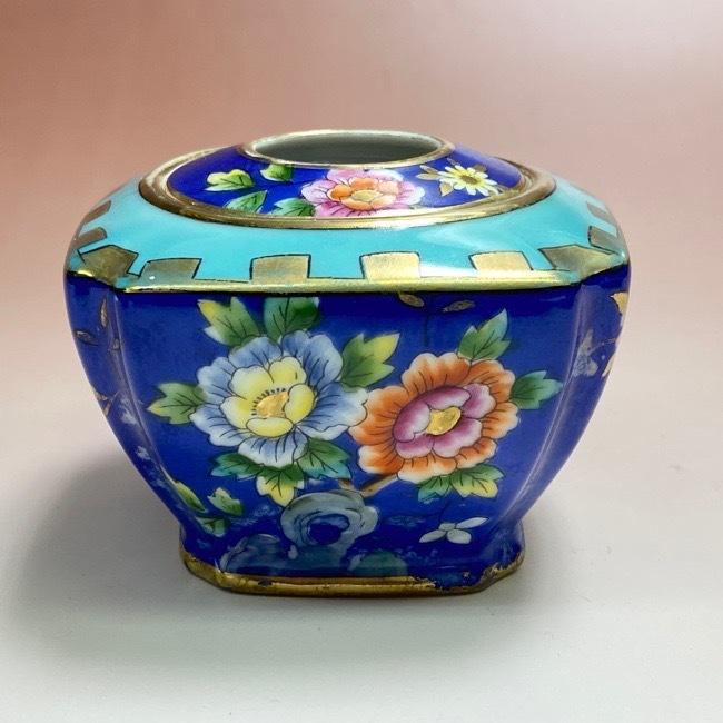 ノリタケ オールドノリタケ ドレッサーセット 6点セット ブルー花紋