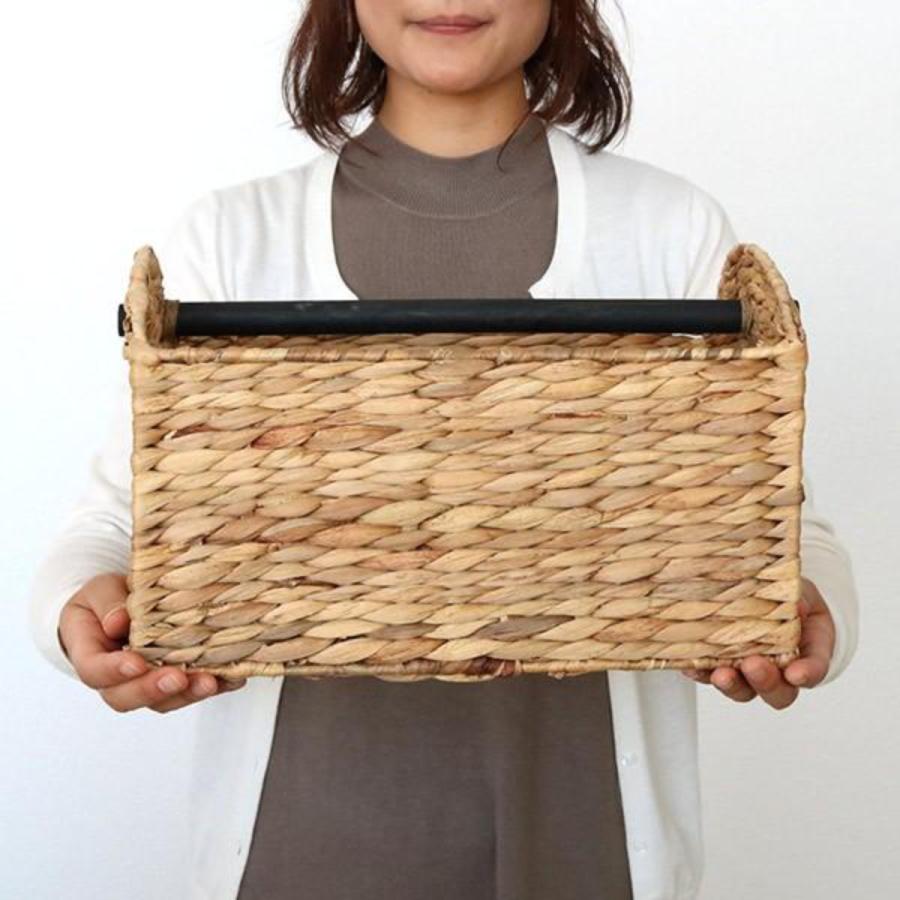 ちどり産業 マガジンラック バスケット ウォーターヒヤシンス 収納