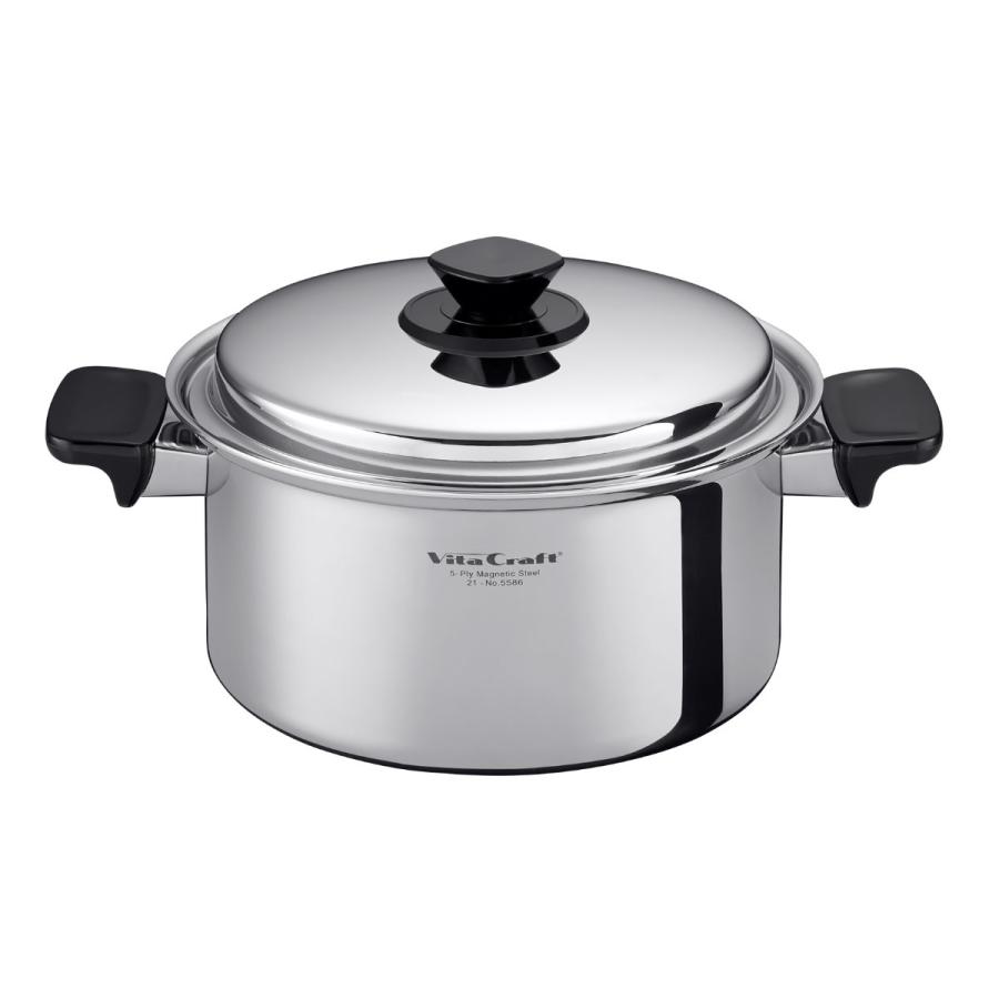 Vita Craft（ビタクラフト） 両手鍋 深型 4L IH対応 Vシリーズ